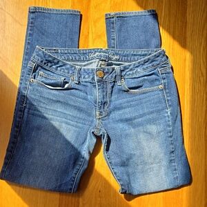 American Eagle Outfitters Dark Blue Skinny Jeans